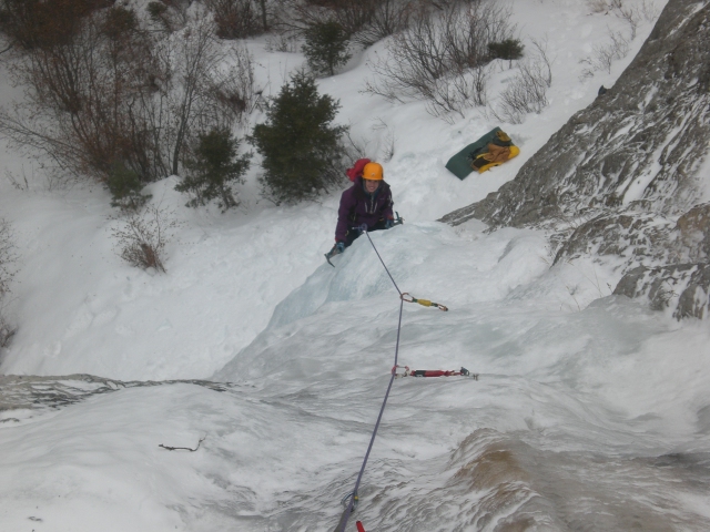 Heidi following at the crux of Cottonmouth