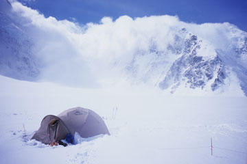 Same model, different tent, in action.